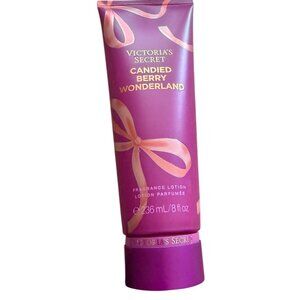 Victorias Secret Candied Berry Wonderland Fragrance Lotion 236 mL / 8 Oz Pink Tu